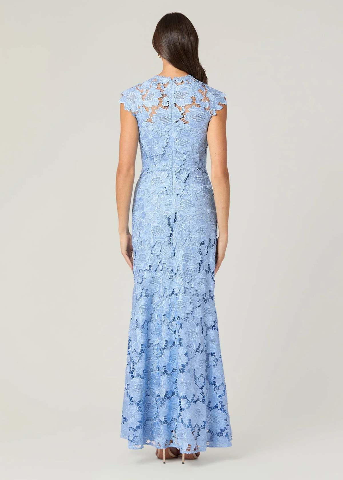 chinese dress ladies Shoshanna Women's Martine Floral Lace Midi-Dress - Navy main image 0