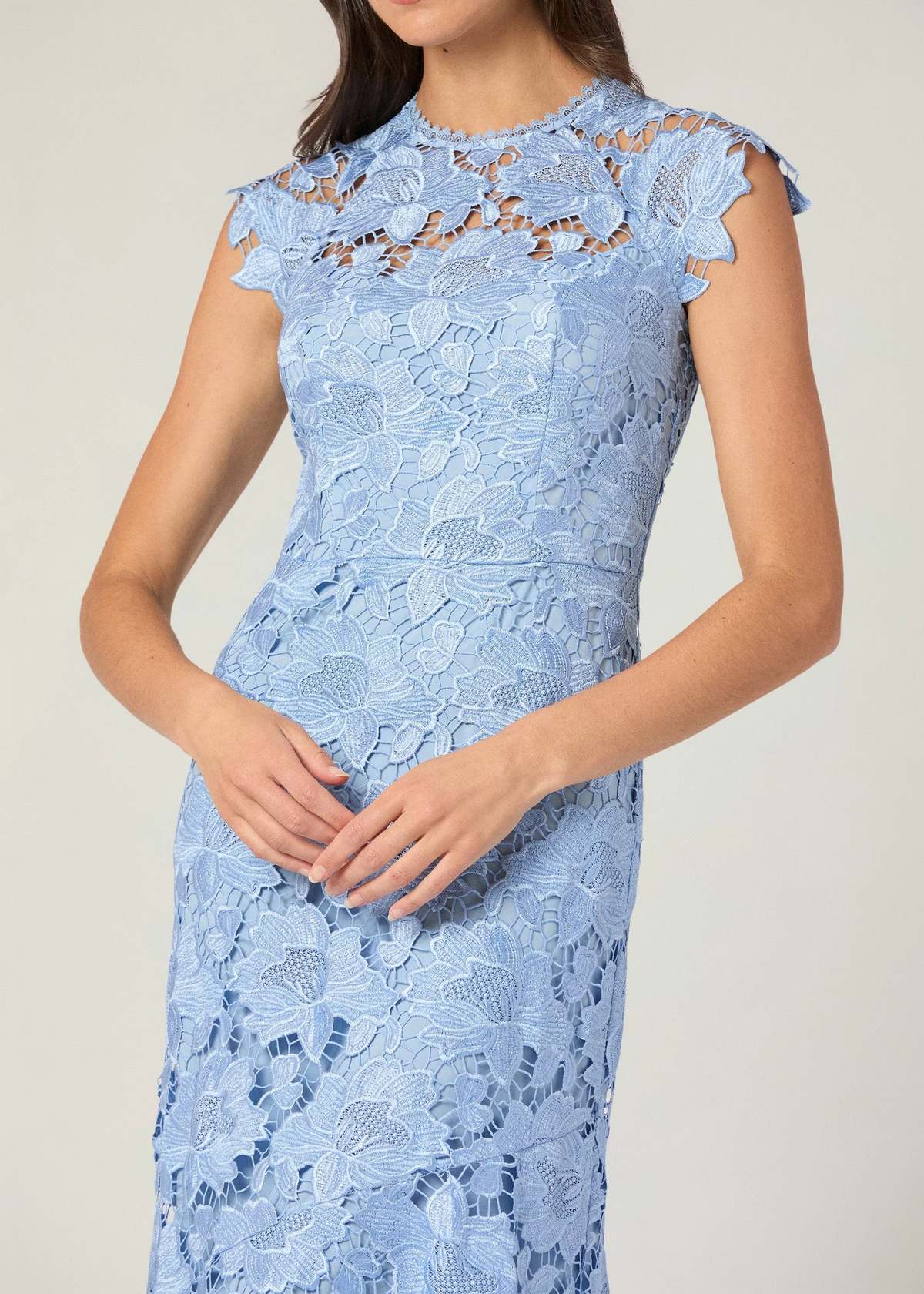 Shoshanna Raven Dress - Vista Blue | Garmentory