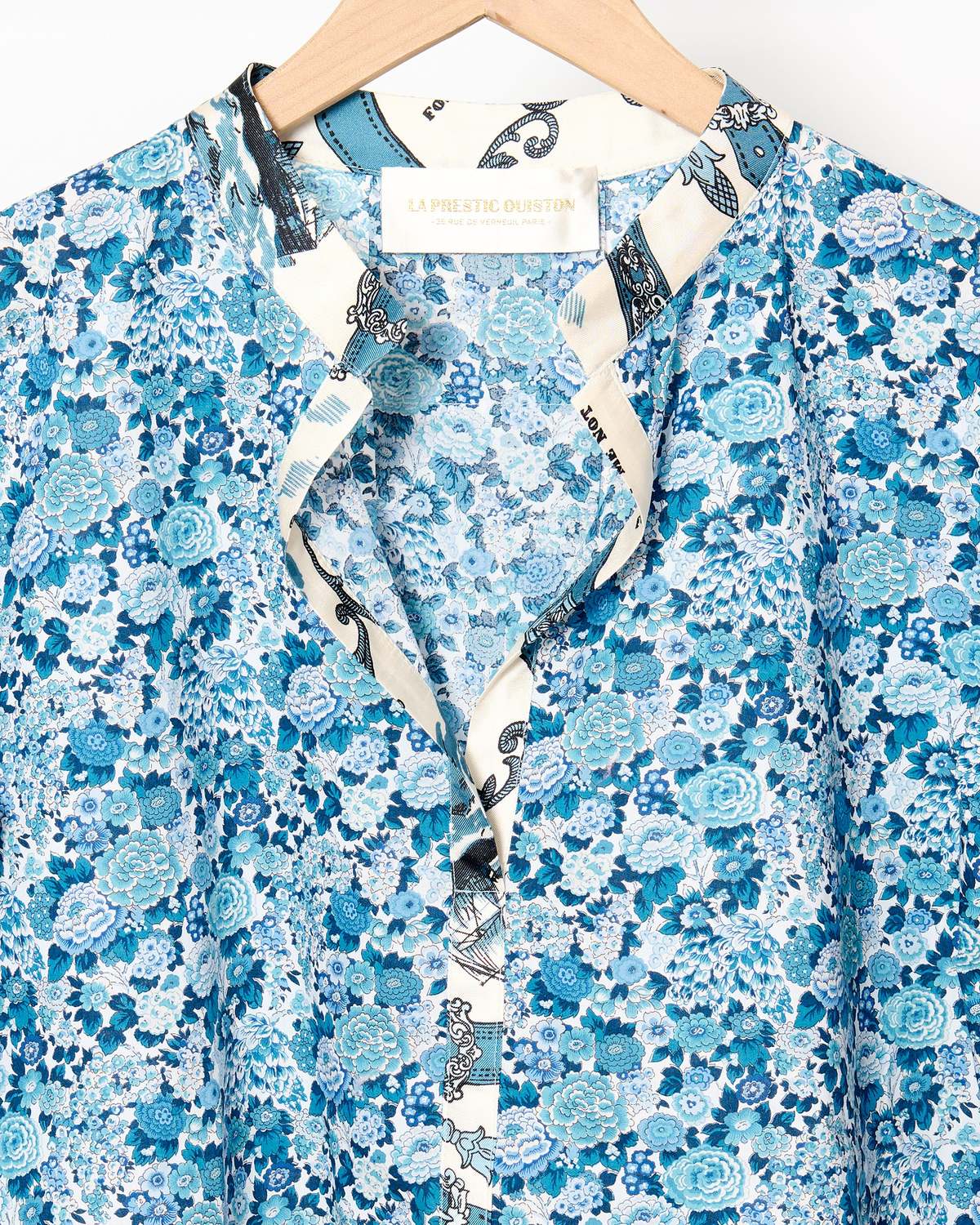 La Prestic Ouiston Sultana Top - Elysian Blue | Garmentory