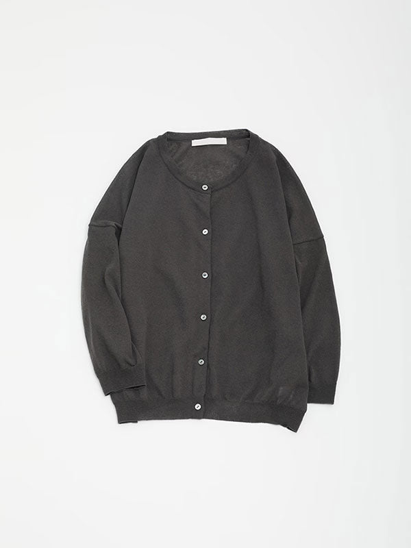 Evam Eva Cotton Cardigan - Blue Gray | Garmentory