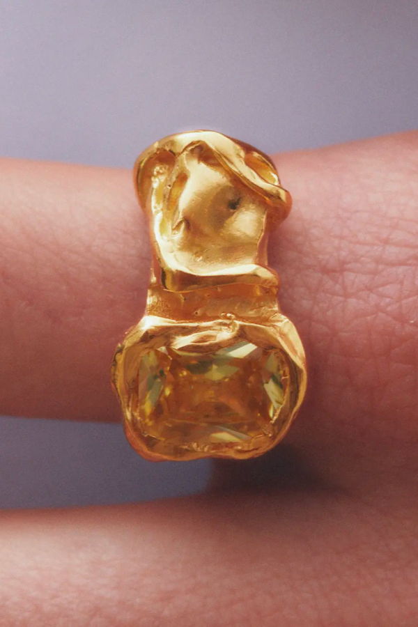 Simuero Vera Ring - Gold/Yellow