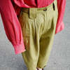 CARO EDITIONS Beatrice Pants - Bright Olive - Thumbnail 2