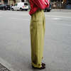 CARO EDITIONS Beatrice Pants - Bright Olive - Thumbnail 3
