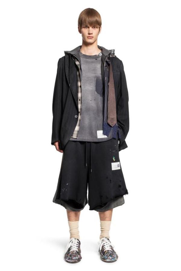 【MIHARA YASUHIRO】Amateur Sowoon Short Sleeve T-Shirt Mihara Yasuhiro Short Sleeve T-Shirt - Black | Garmentory