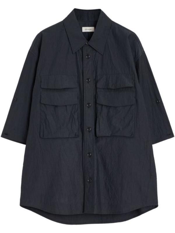 Lemaire Long Sleeve Shirt - Black