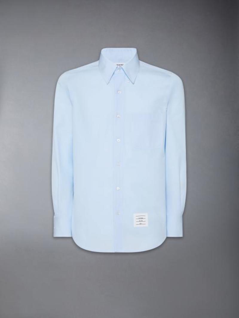 THOM BROWNE 長袖シャツ 水色　10 140位 THOM BROWNE 長袖シャツ 水色 10 140位