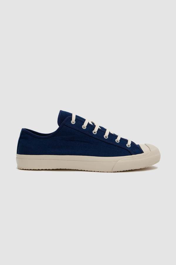 Doek Court Sneakers Indigo Garmentory