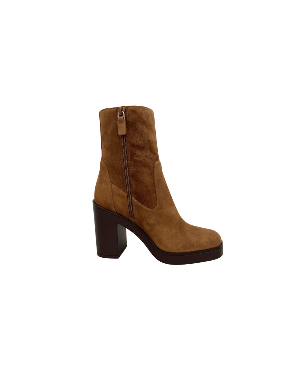 Stuart Weitzman BETHENNY 80 ZIP BOOTIE - DOE | Garmentory
