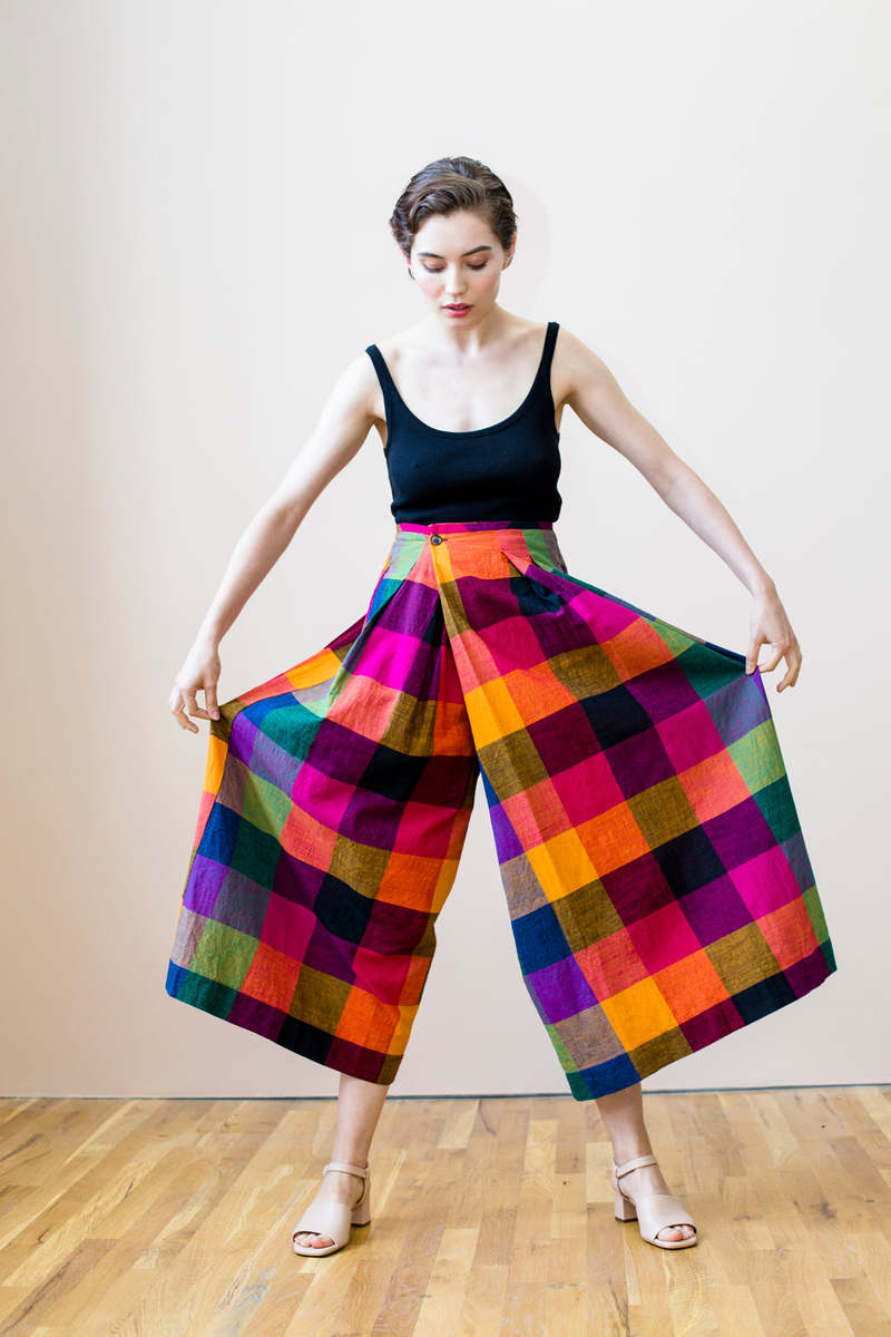 【SHAKIRI】TART GINGHAM BOOTCUT PANTS SHAKIRI】TART GINGHAM BOOTCUT PANTS Ω パンツ
