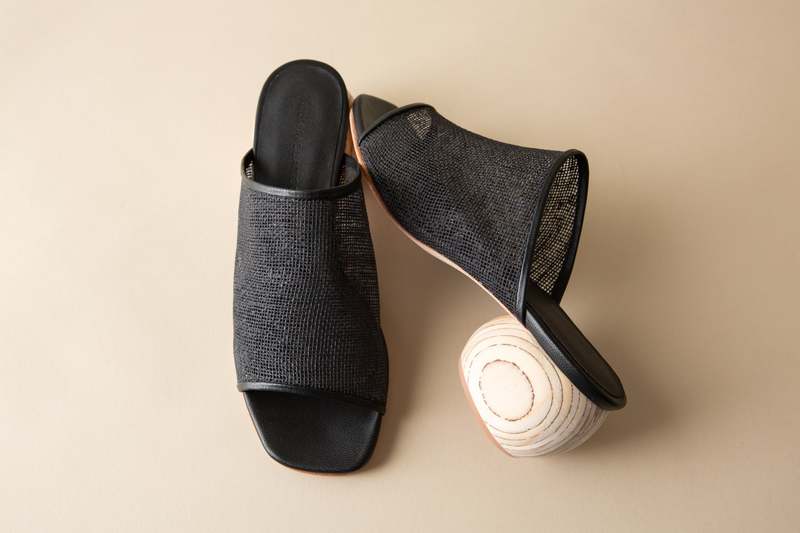 Huma Blanco Mila Heeled Mule