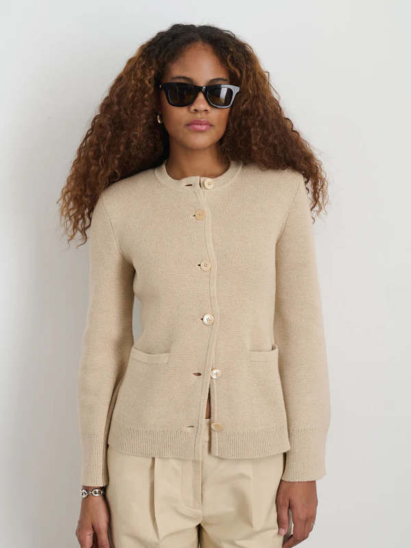 Alex Mill Provence Sweater Jacket - Sand | Garmentory