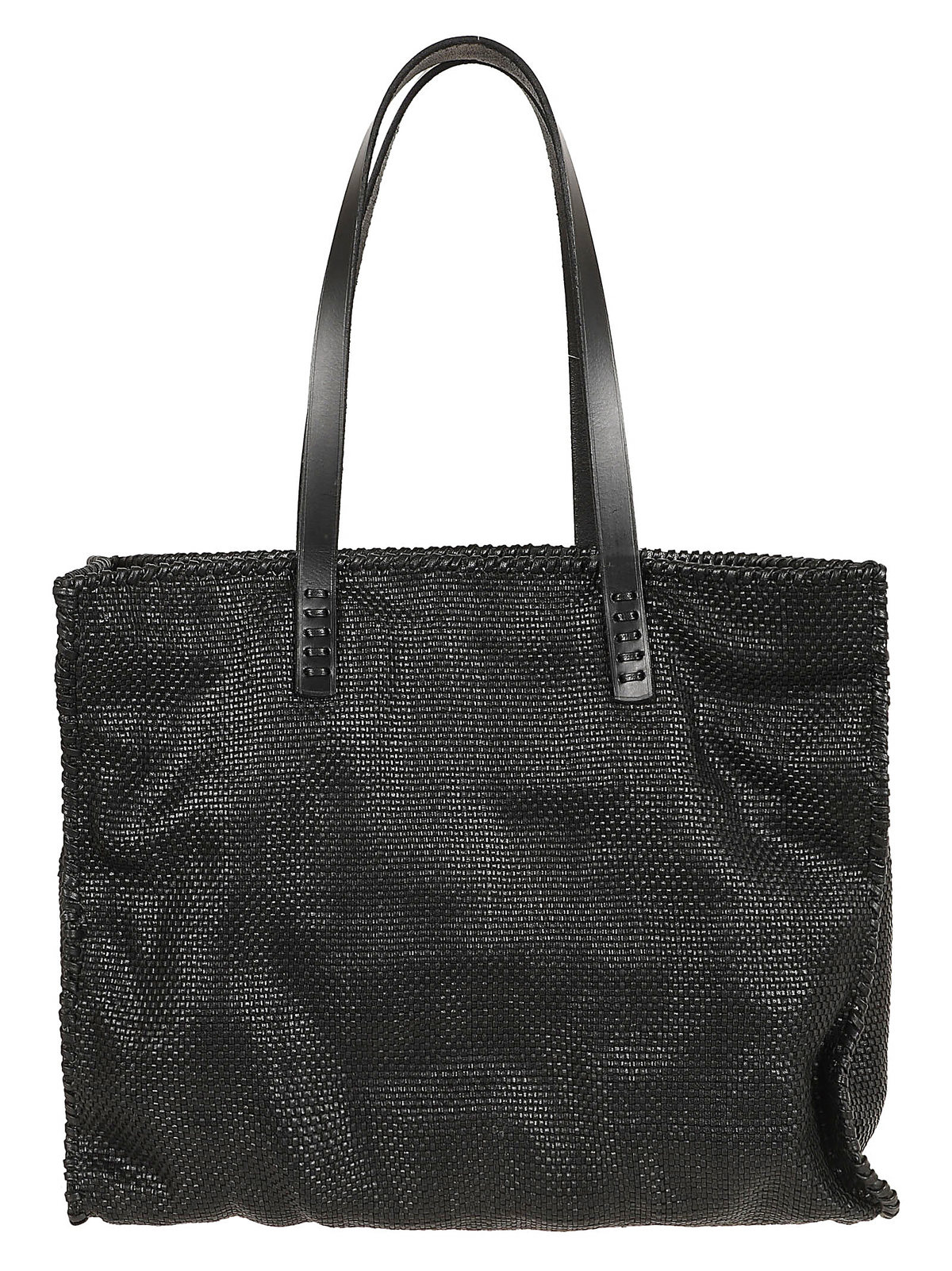 Dragon Diffusion Un Check Weave Tote Bag - Black | Garmentory