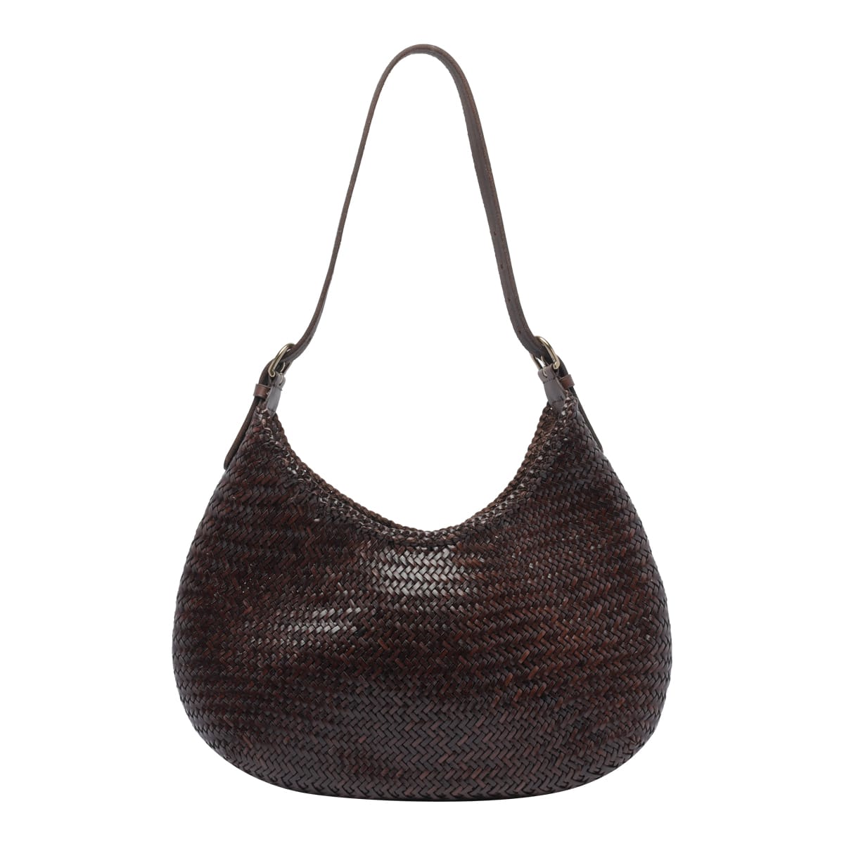 Dragon Diffusion Luna Mezza Shoulder Bag - Dark Brown | Garmentory