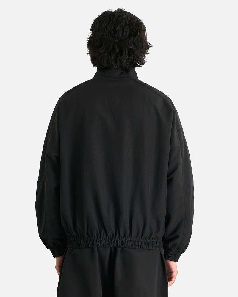 ジャケット・アウター SATIN TRACK JACKET /willy chavarria Willy Chavarria Ruff Rider Track Jacket - Black | Garmentory