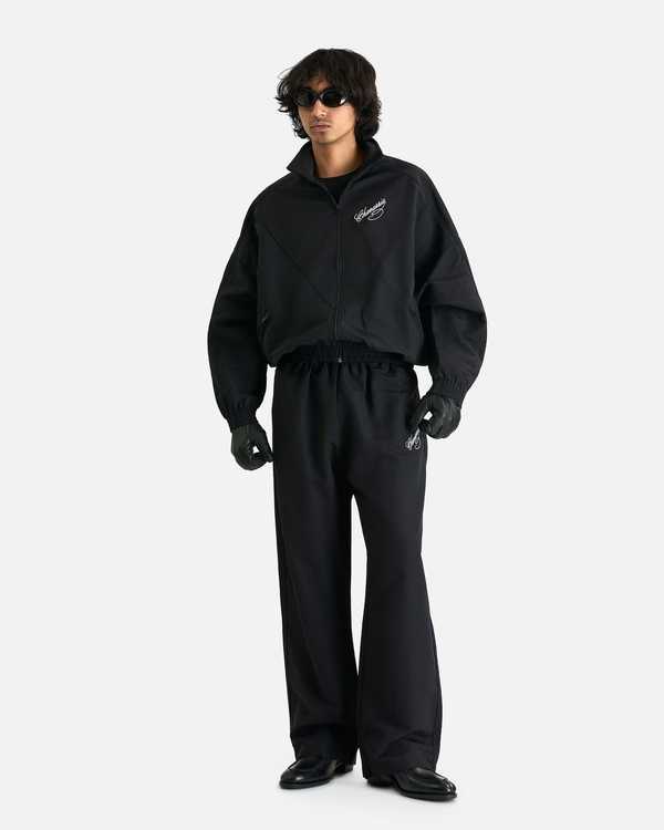 Willy Chavarria Ruff Rider Track Jacket - Black | Garmentory