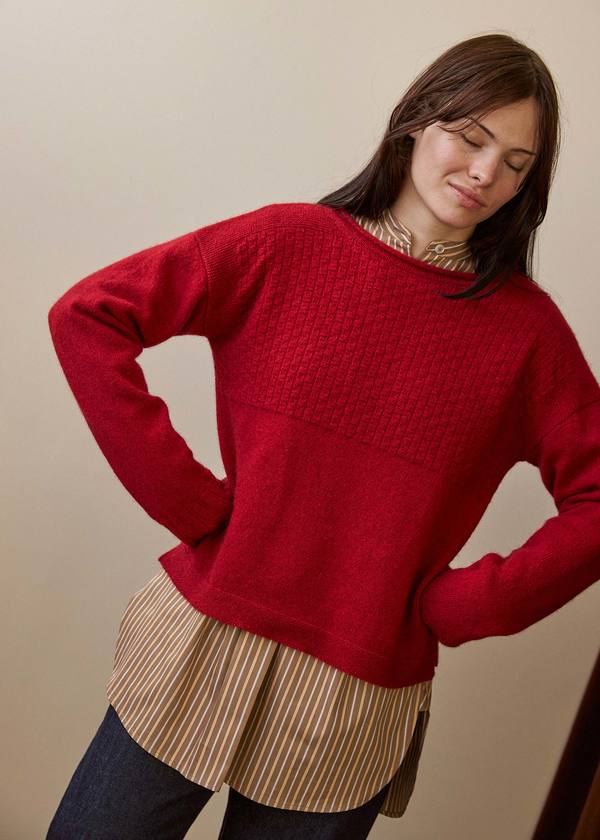 Penny Sage Love Jumper - Ladybird