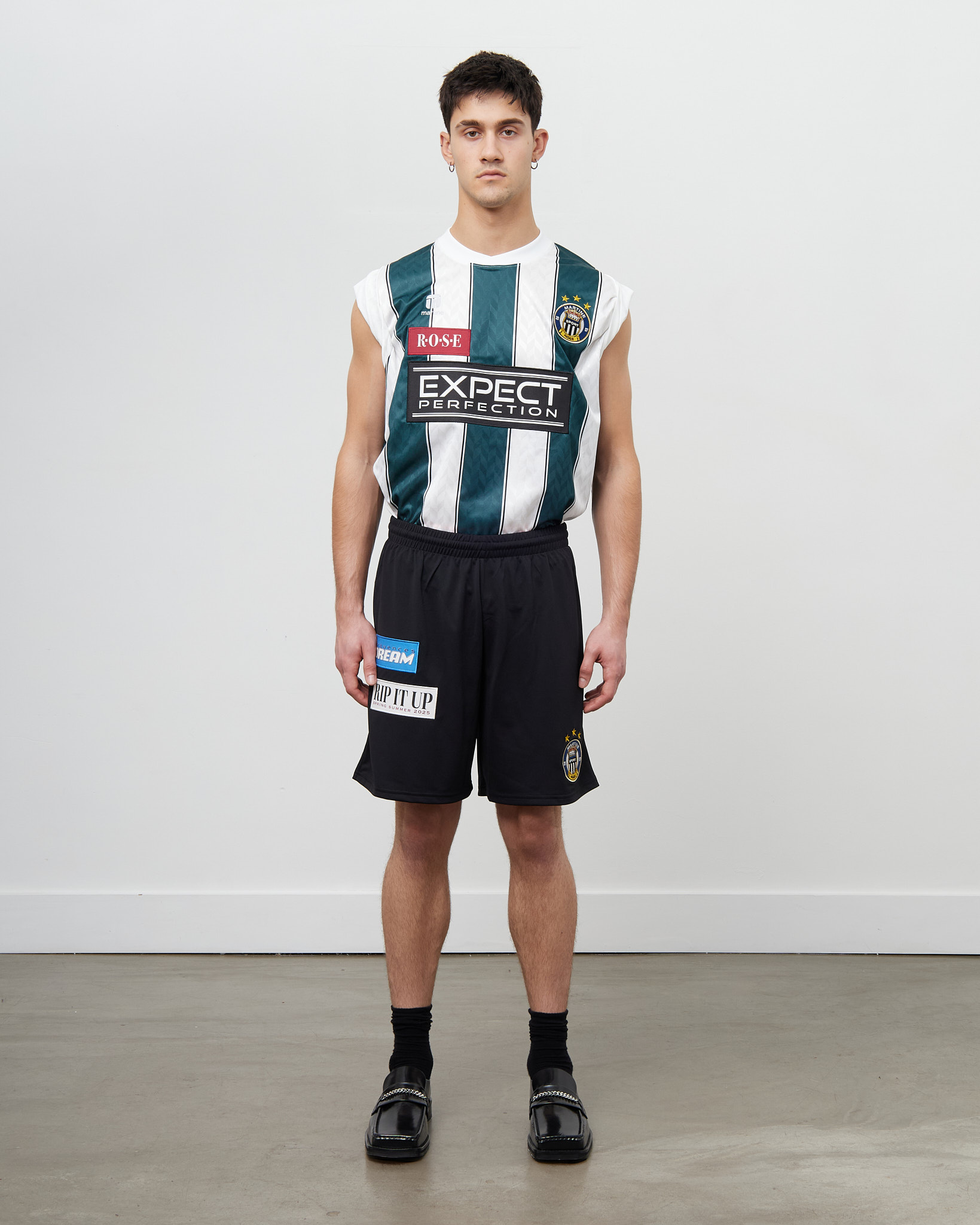 パンツ MARTINE ROSE FOOTBALL SHORTS BLACK Martine Rose – Football Shorts Black