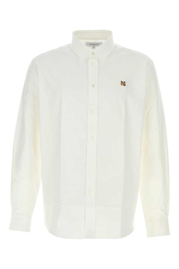 Maison Kitsun Long Top - White