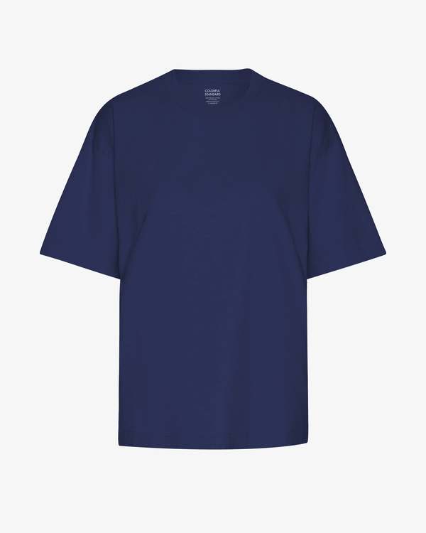 Colorful Standard T-Shirt Surdimensionn - Bleu Marin