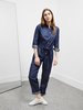 Great Plains Darla Long-Sleeved Denim Jumpsuit - Thumbnail 1