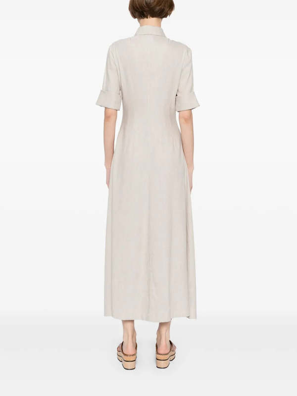 staud natural joan linen dress STAUD, Joan Maxi Dress in Rust, Size 2