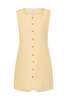 Posse Emma Button Down Mini Dress - Dusty Citron - Thumbnail 2