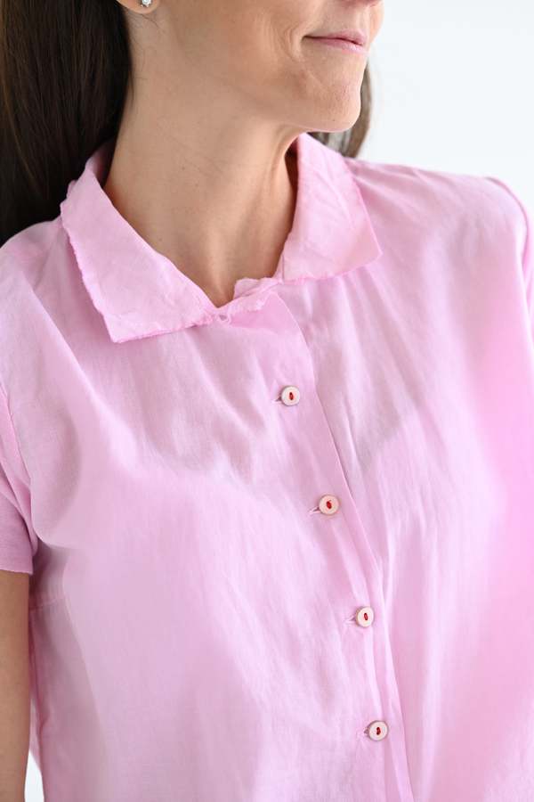 H+ Hannoh Wessel Clelia Shirt - Pink | Garmentory