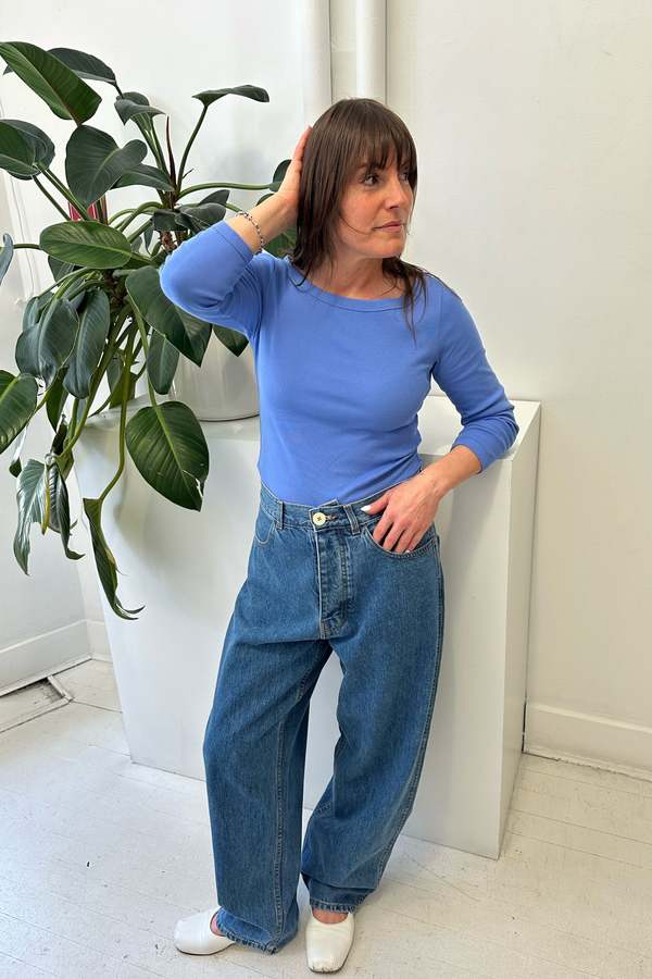 FLORE FLORE Steffi Tee - Flore Blue | Garmentory