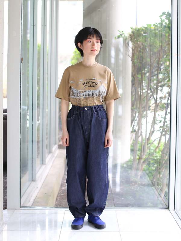 【WONDER WONDER】Hedy Black Blue Long Wide Denim Pants and-wander-Dry-Easy-Denim-Wide