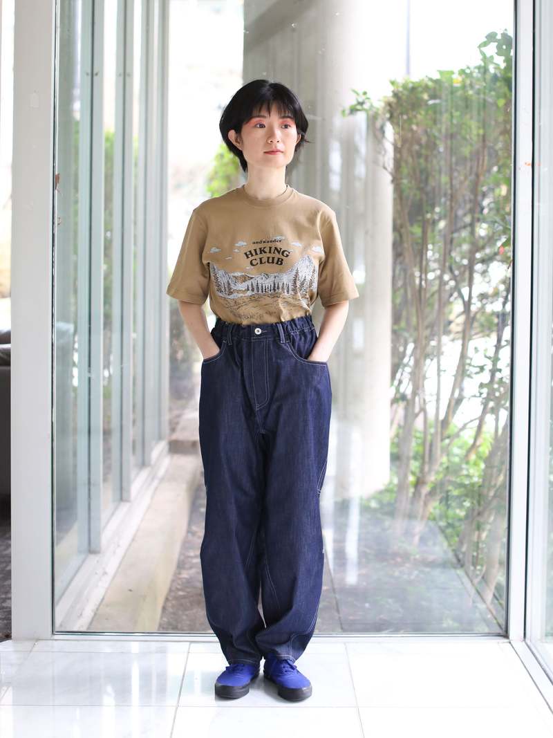 and wander Dry Easy Denim Wide Pants | Garmentory