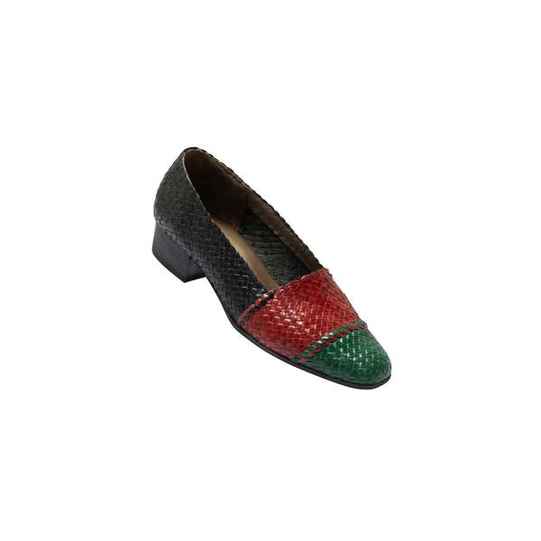 Dorndorf (West Germany) 70s, Chromatic Zones, Beveled Block Heel, Hybrid