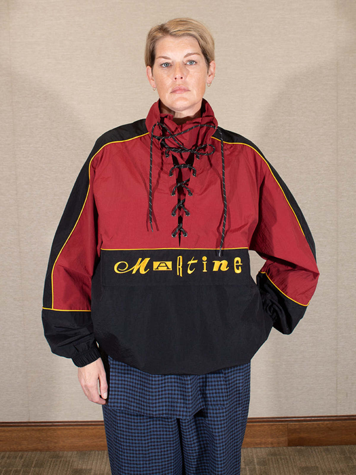 Martine Rose Lace Up Pullover | Garmentory