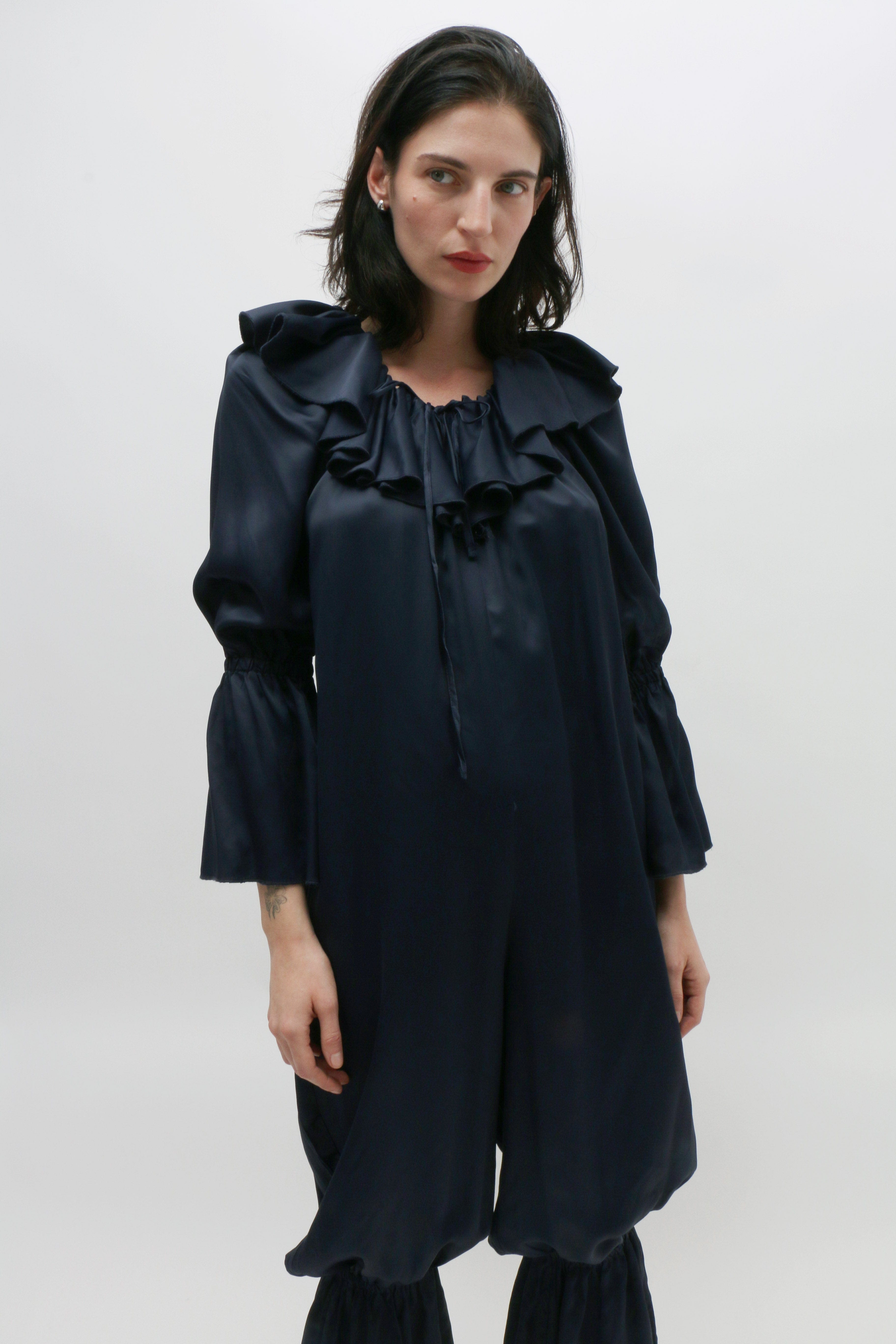 BASERANGE SUZANNE JUMPSUIT ジャンプスーツ Baserange Suzanne Jumpsuit - Blue Black | Garmentory