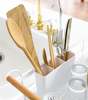 Yamazaki Home Dish Rack - Steel + Wood - Thumbnail 4