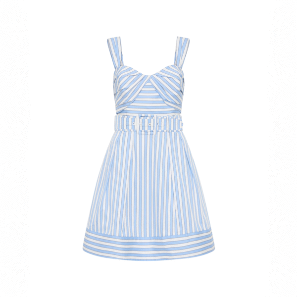 rebecca vallance - ava strap mini dress blue size 10 REBECCA VALLANCE Ava Strap Mini Dress