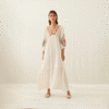 Louise Misha Bali Dress - Embroidered White - Thumbnail 1