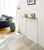 Yamazaki Home Narrow Entryway Console Table - Steel - Thumbnail 3