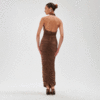 Ronny Kobo Bobbie Dress - Tobacco - Thumbnail 3