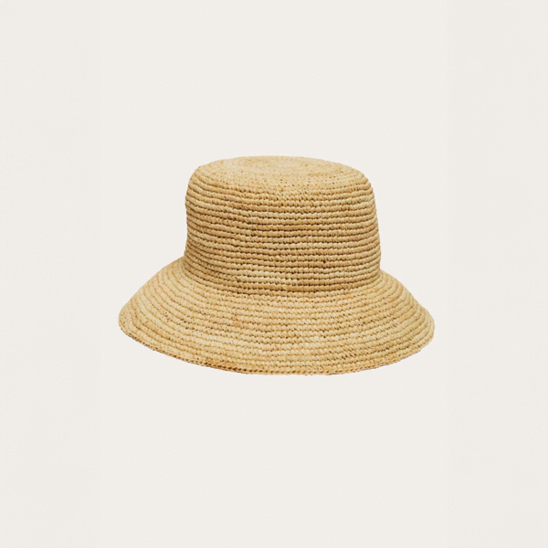 Vitamin A~Cannes Woven Straw Bucket Hat Vitamin A Cannes Bucket Hat | Garmentory main image 2