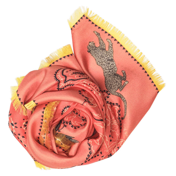 Mont Kiji Chantilly Silk Scarf