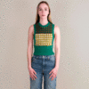 COUT DE LA LIBERTE Coco Vest - Green Multi - Thumbnail 2