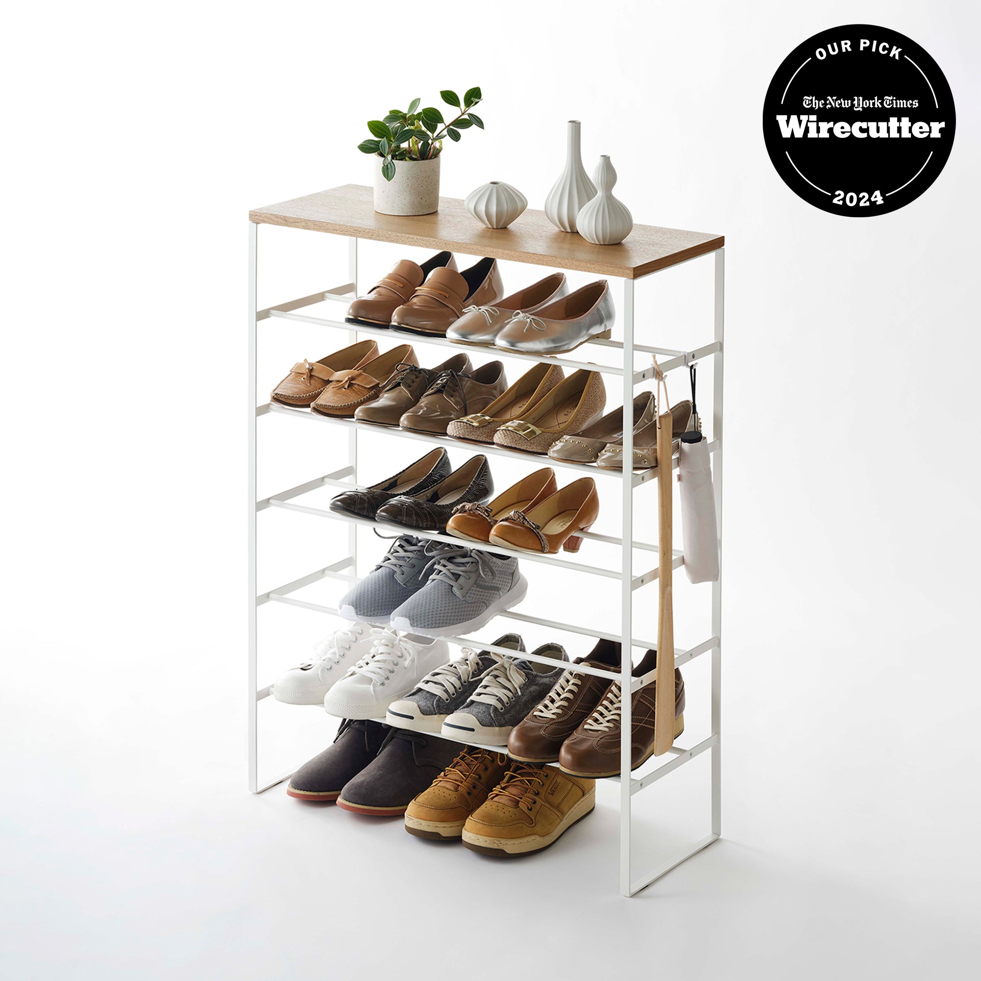 Yamazaki Home Six-Tier Shoe Rack | Garmentory