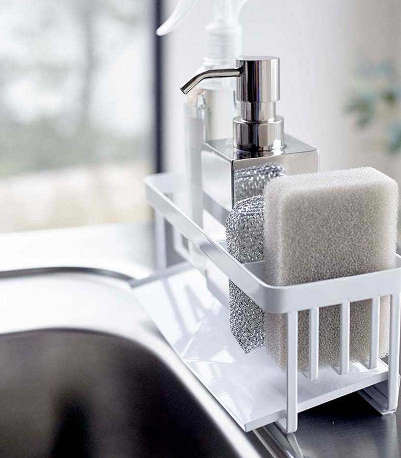 Yamazaki Home Sponge & Bottle Holder - Steel