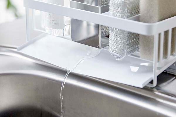 Yamazaki Home Sponge & Bottle Holder - Steel