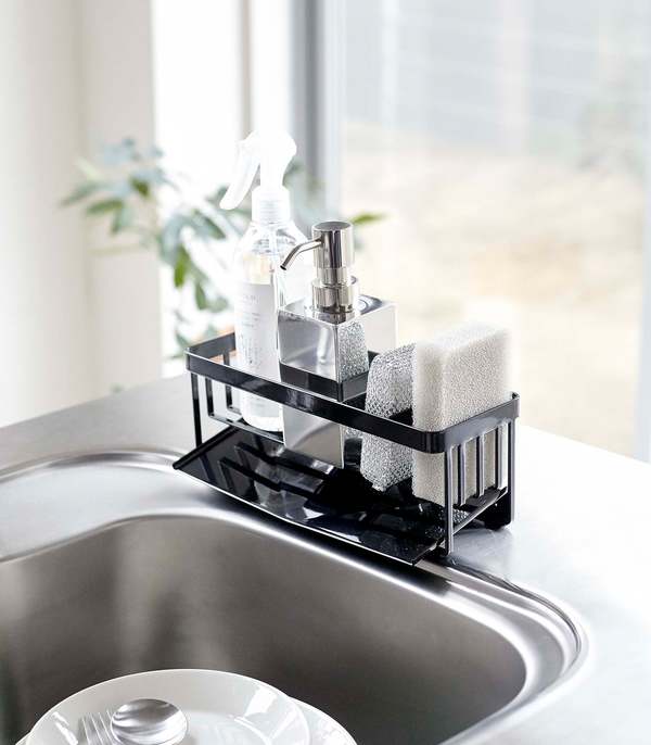 Yamazaki Home Sponge & Bottle Holder - Steel