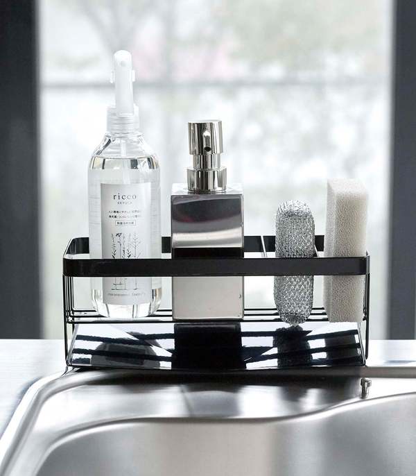 Yamazaki Home Sponge & Bottle Holder - Steel