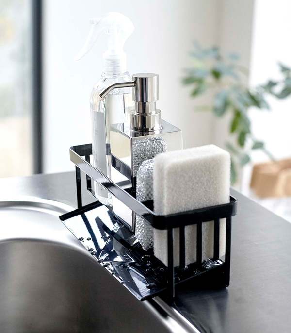 Yamazaki Home Sponge & Bottle Holder - Steel