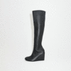 Dubié Curvo High Boot - Black - Thumbnail 1
