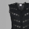 Loretta Caponi Dana Shirt - Black/White - Thumbnail 4