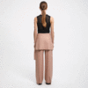ÁERON Huraa Wide Leg Suiting Pants - Pale Rose - Thumbnail 6